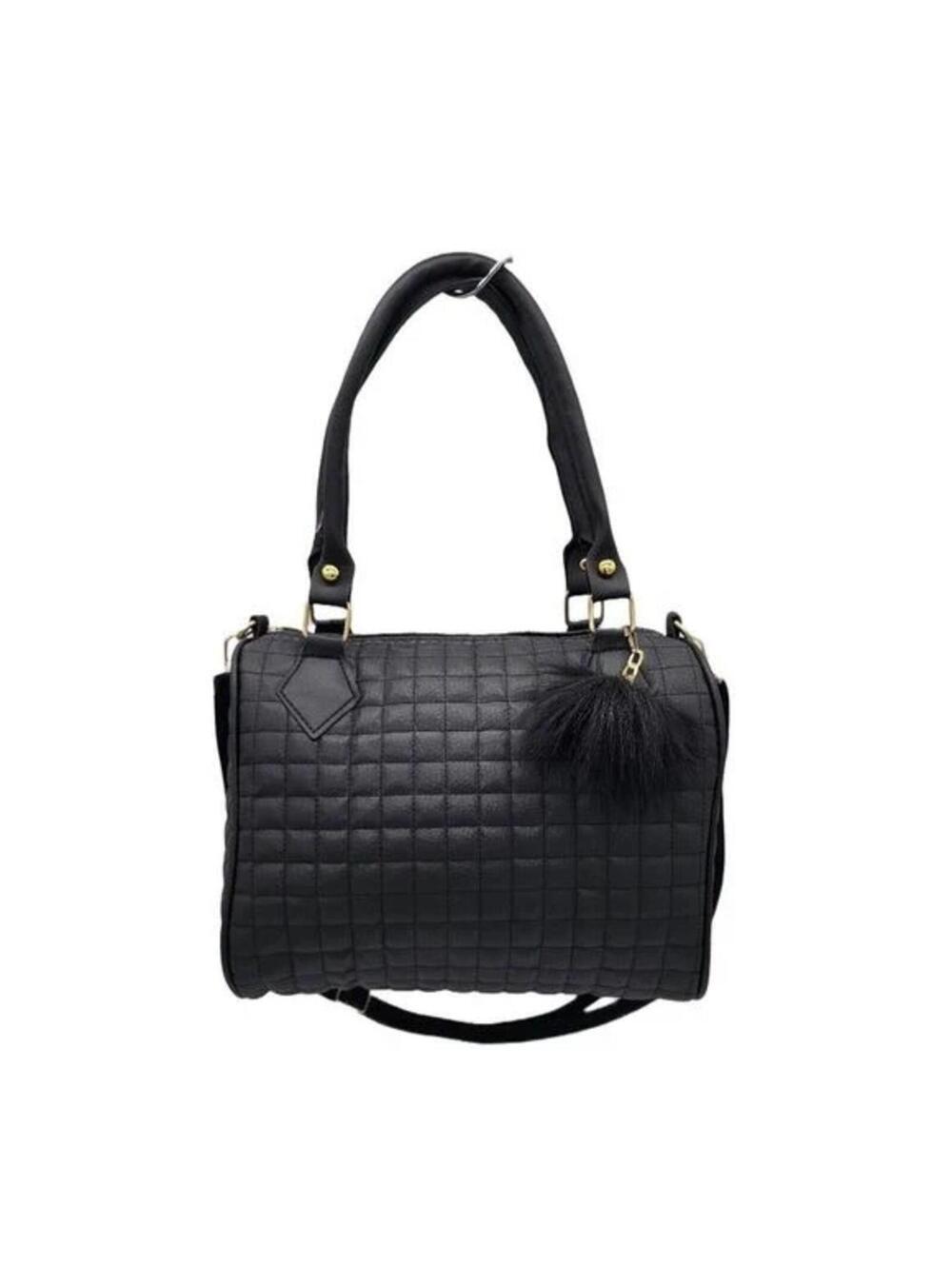 Women's Black Large Handbag, Tote Bag, Shoulder Bag